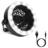 Rechargeable Camping Fan with Light