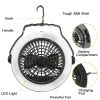 Rechargeable Camping Fan with Light
