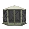 Pop Up Screen Canopy 6 Sided Canopy with Mesh Windows