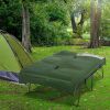 2-Person Folding Camping Cot Set with Sleeping Bag & Air Mattress