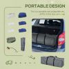 2-Person Folding Camping Cot Set with Sleeping Bag & Air Mattress