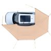 270 Degree Vehicle Awning with LED Lights, Driver Side
